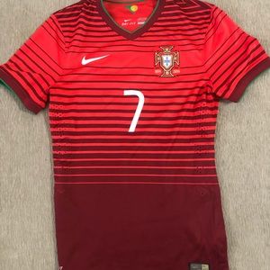 Women’s 2014 Authentic Ronaldo Portugal Jersey